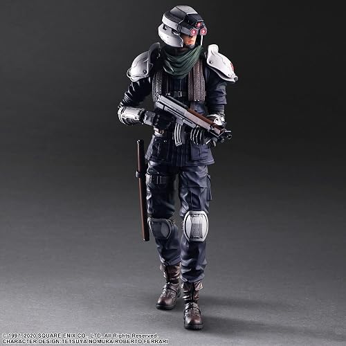 Square Enix Final Fantasy VII Remake -Shinra Security Officer - Play Arts Kai Fig. - 4