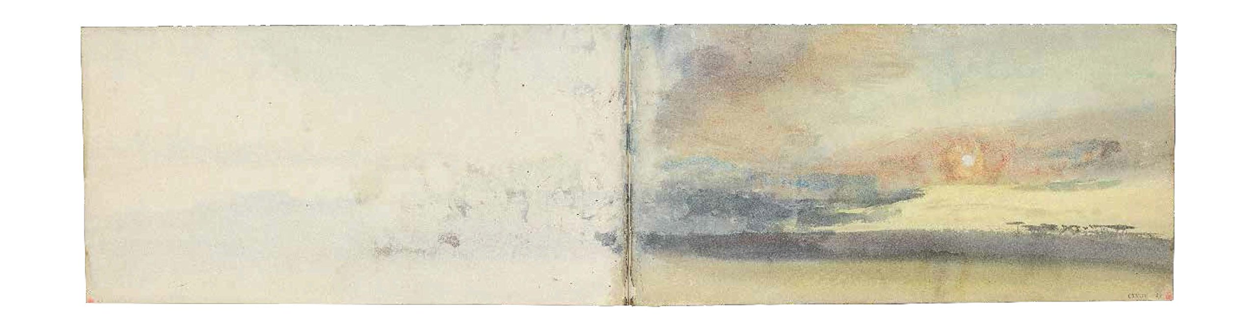 J.M.W Turner The Skies Sketchbook /anglais