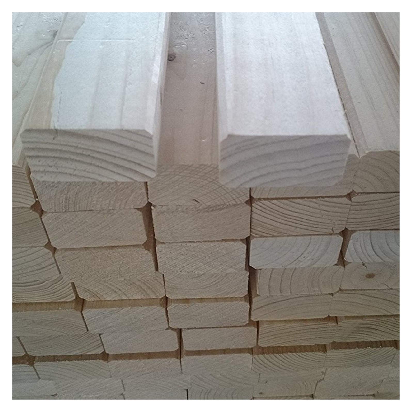 Naturbelassenes Holz 10 Stück B/C - Holz 20mm x 44mm x 1950mm Leisten gehobelt Basteln Zaun Unterkonstruktion Sterne Weihnachtsbaum Akustikpaneele Wandpaneele Verkleidung
