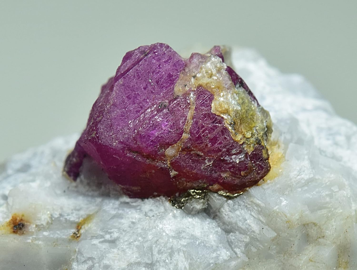 22 Gram Natural Ruby Partial Crystal Specimen from Jigdalik Afghanistan
