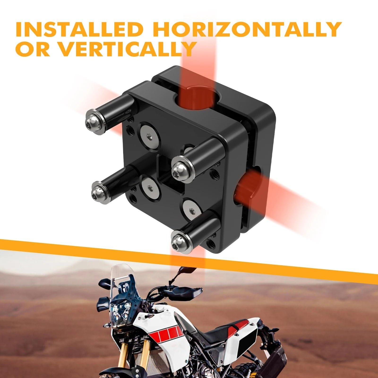 Motocicleta Teléfono Soporte Navegación para Tenere 700 para XTZ700 para Super para Tenere para XTZ1200 2014 2015 2016 2017-2022 Barra GPS Abrazadera Soporte Navegación Soporte GPS Teléfono