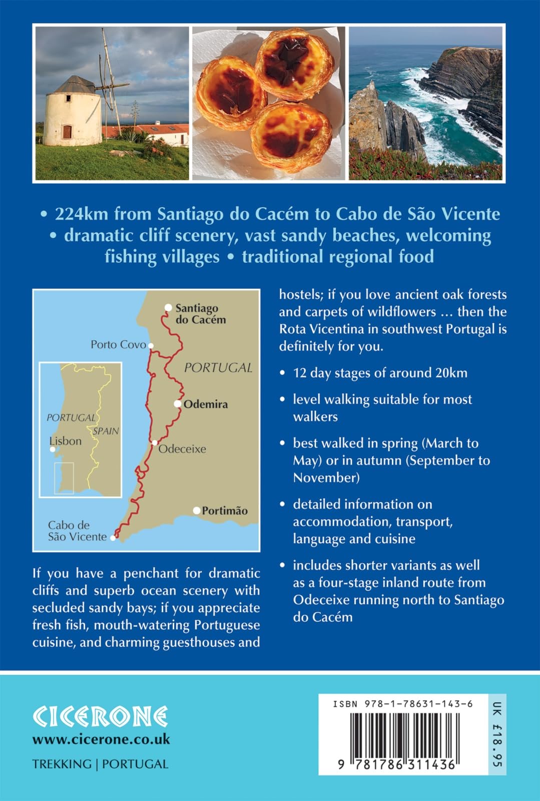 Portugal's Rota Vicentina: The Historical Way and Fishermen's Trail (Cicerone Trekking Guides)