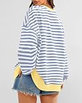 BTFBM Sweatshirt pour femmes surdimensionné manches longues chemise Casual Crewneck Y2K Pullover Été Mode Automne 2026
