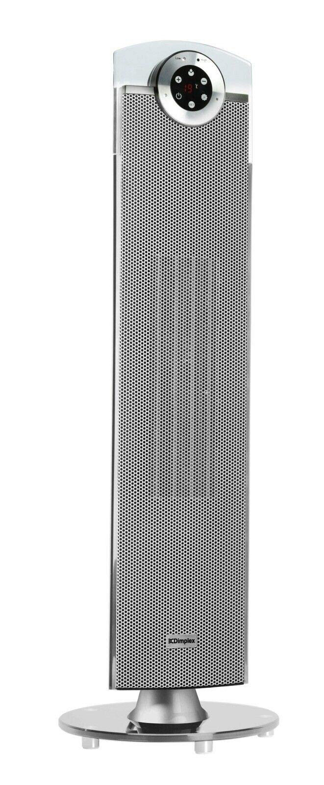 Dimplex Studio G 2.5 KW Ceramic Tower Heater, with oscillation, run-back  timer and remote control, grey : Amazon.co.uk: DIY u0026 Tools