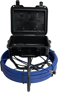 Anysun Replacement Cable with Meter Marker and Box, Sewer Inspection Camera Part Only for Anysun 9DX23 Series Sewer Camera