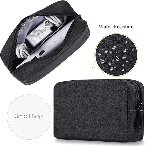 Miniatura 5 de Organizador de artículos electrónicos, estuche de viaje, organizador de cables de viaje, impermeable, portátil, accesorios para cable, cargador,