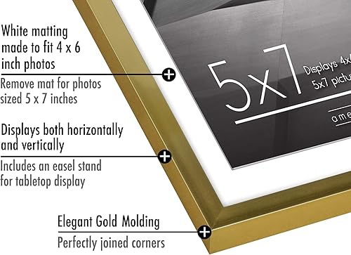 Vista 33 de Americanflat - Marco de fotos de vidrio irrompible Nogal