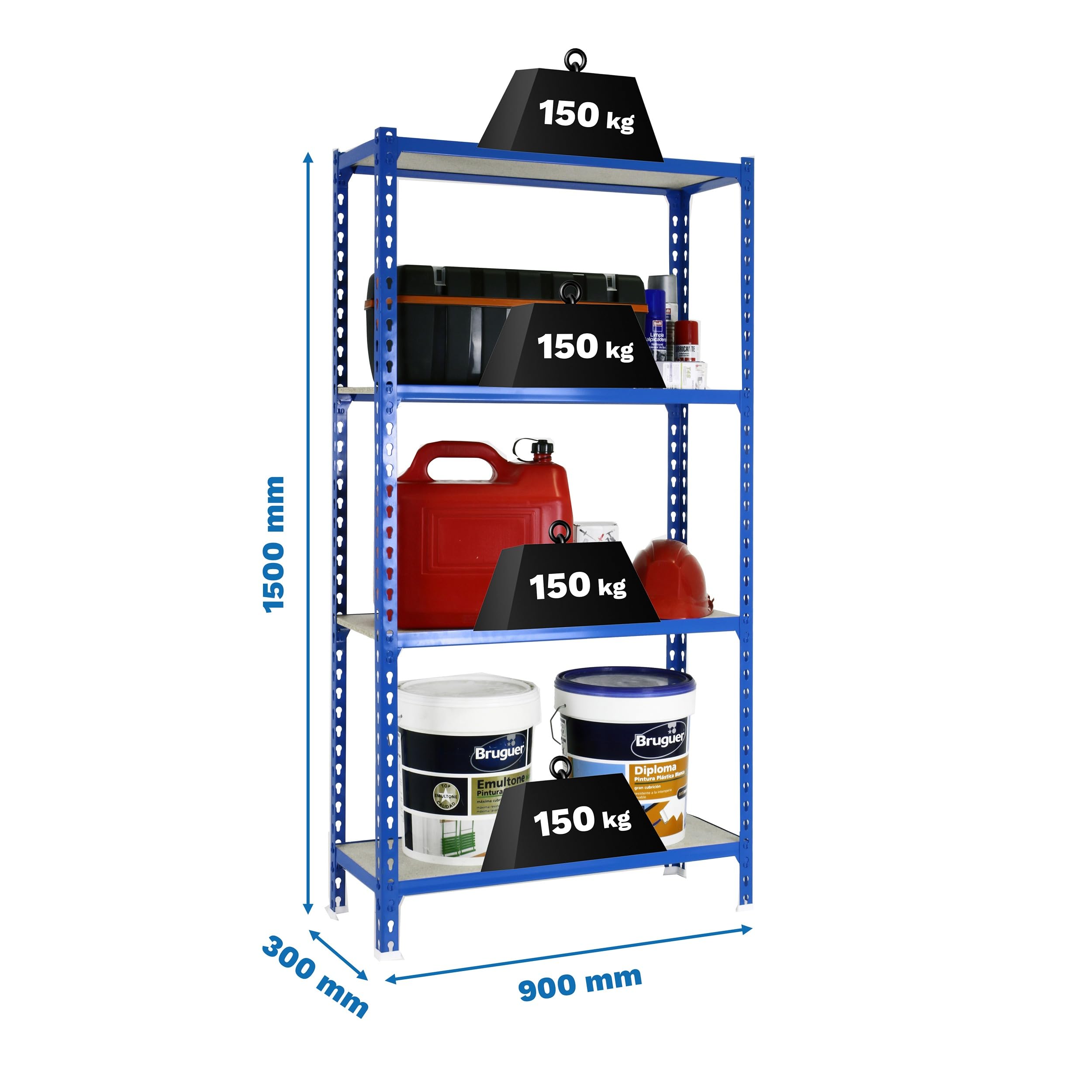 SCHULTE Stellingkast Vario 180x80x35 cm verzinkt kopen