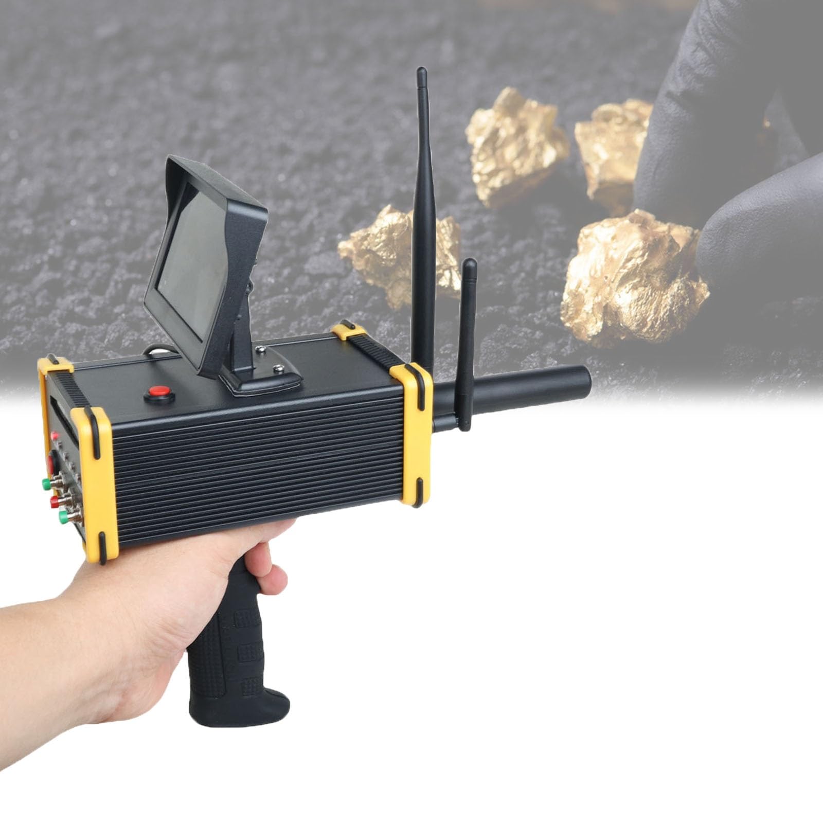 Détecteur de métaux – Scanner métro professionnel avec portée de 150 m, écran LCD de haute précision, détection de profondeur de 20 m pour la prospection extérieure
