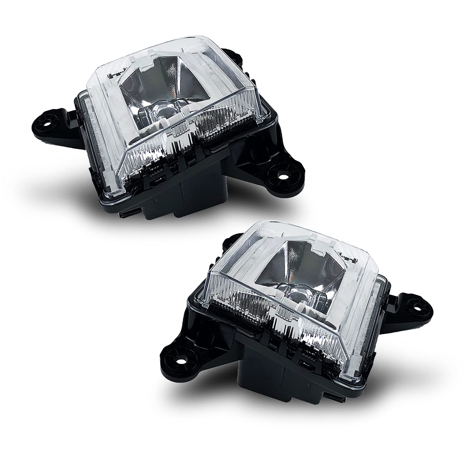 Fog Light Assembly Kit LED Fog Lights Replacement For 2019-2022 Chevy Silverado 1500 - Clear Lens, Chrome Housing Clear Lens Fog Light - Foto 4