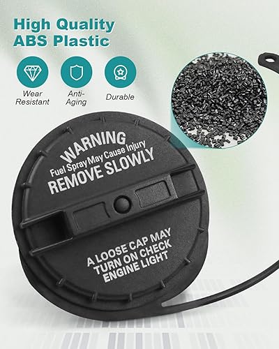 Miniatura 3 de Tapa de gasolina Tapa de depósito de combustible para Subaru Impreza 2005-2007, apto para Impreza WRX 2005-2007, apto para Impreza WRX STi