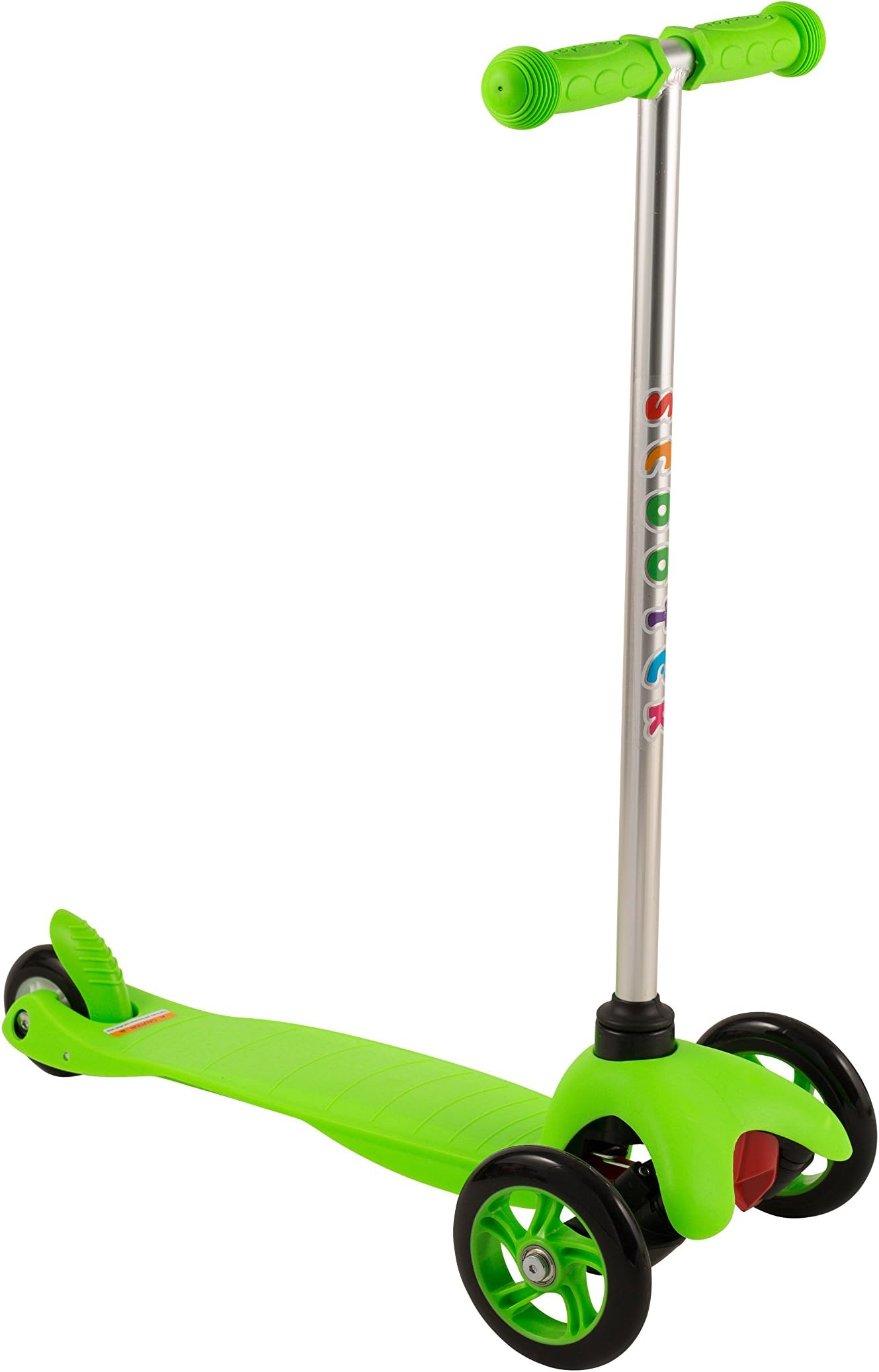 Cheetah 3 Wheel Wide Deck Kids Kick Scooter (Green)