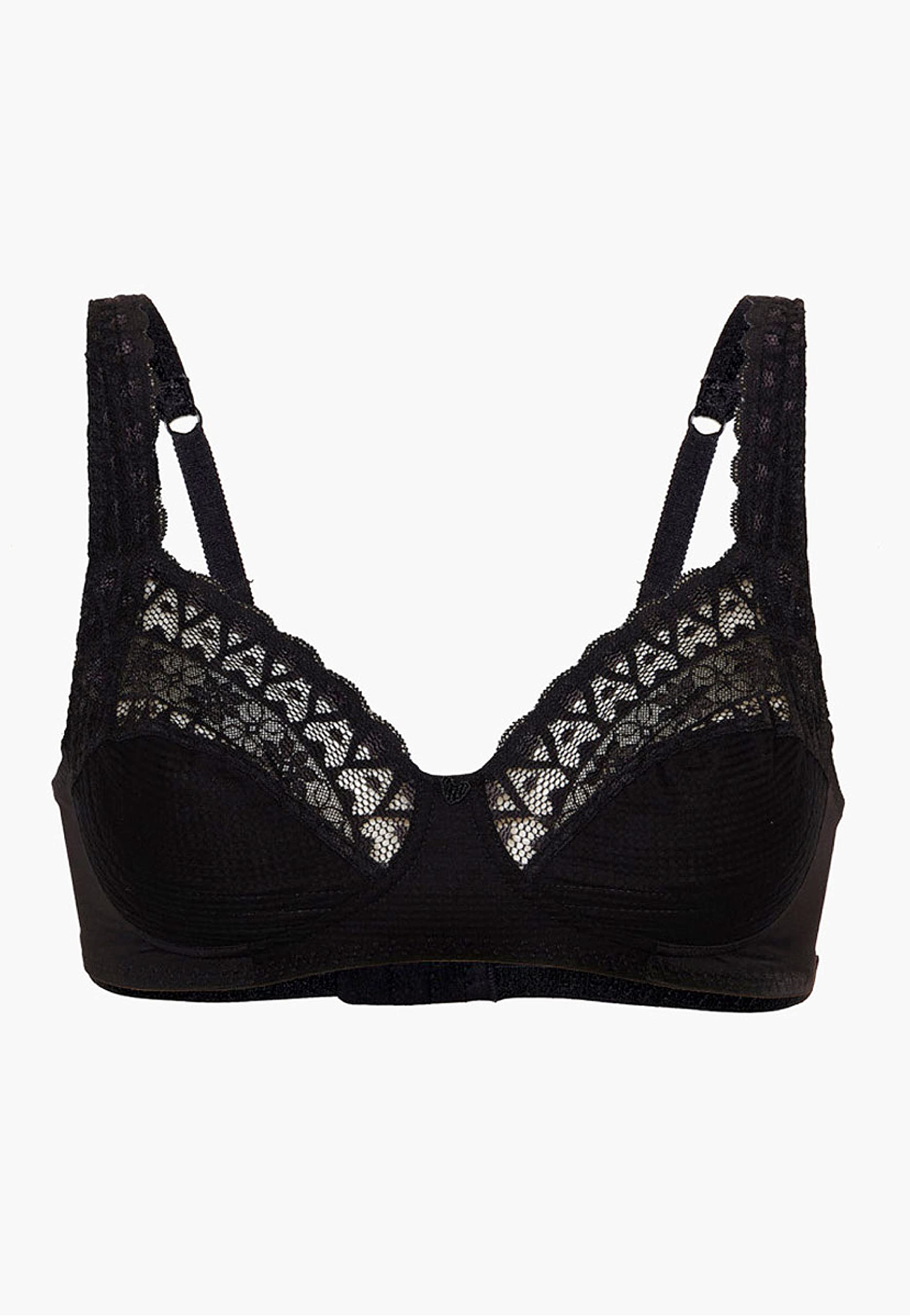 Lovable Reggiseno Senza Ferretto in Cotone e Pizzo | Sostegno Naturale | Lov'Ring Jacquard Donna