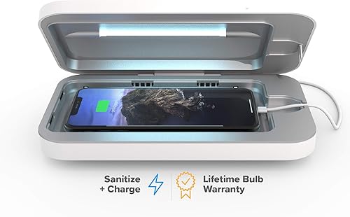 PhoneSoap 30 - Sanitizador de rayos UV y cargador universal para teléfono