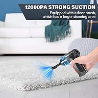 Vista 2 de Computer Vacuum Cleaner - Powerful Motor - Electric Air Duster - Compressed Air for Keyboard & Car