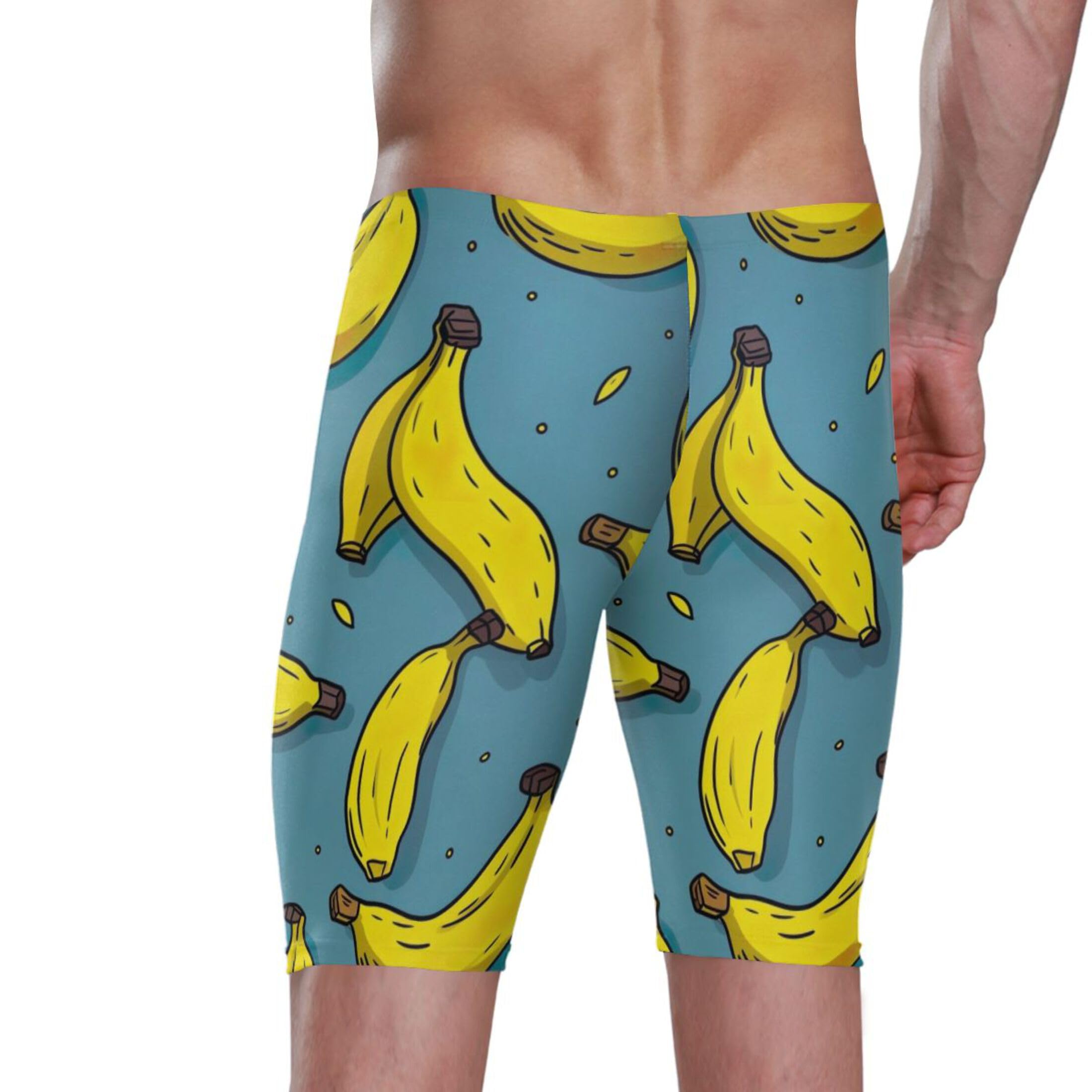 UMIRIKO Banana Fruit Mens Swim Jammers Swimsuit XL B0402113