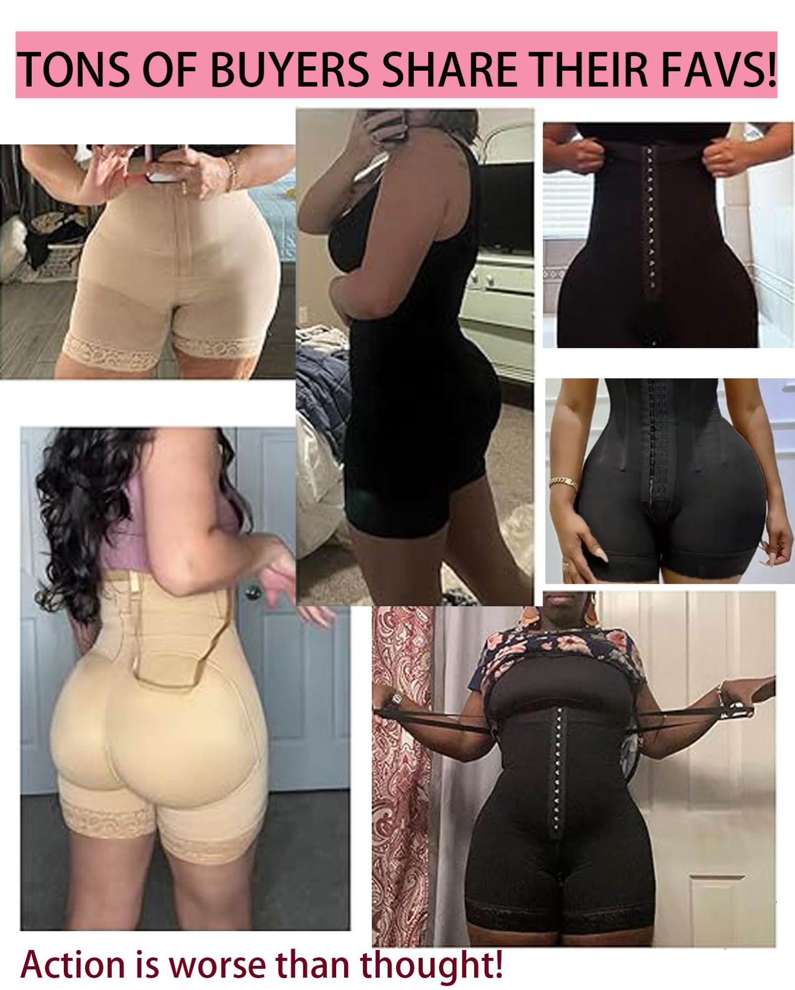 Faja Moldeadora para Mujer, Control de Abdomen, Talla Grande, Moldeadora posparto, Levanta glúteos con Cremallera en la Entrepierna (Beige, Talla Extra pequeña)