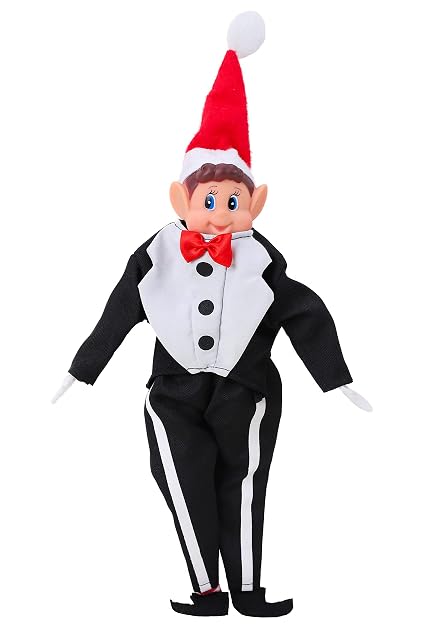 Toyland® Novelty Elf Fancy Dress Outfit - Accesorios de ropa para elfos navideños (NOVIO)