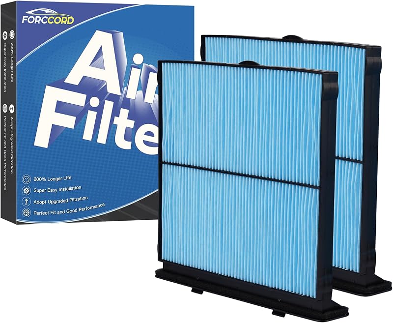 Filtro de ar-condicionado de cabine Forccord para Subaru Forester e WRX – 2 unidades