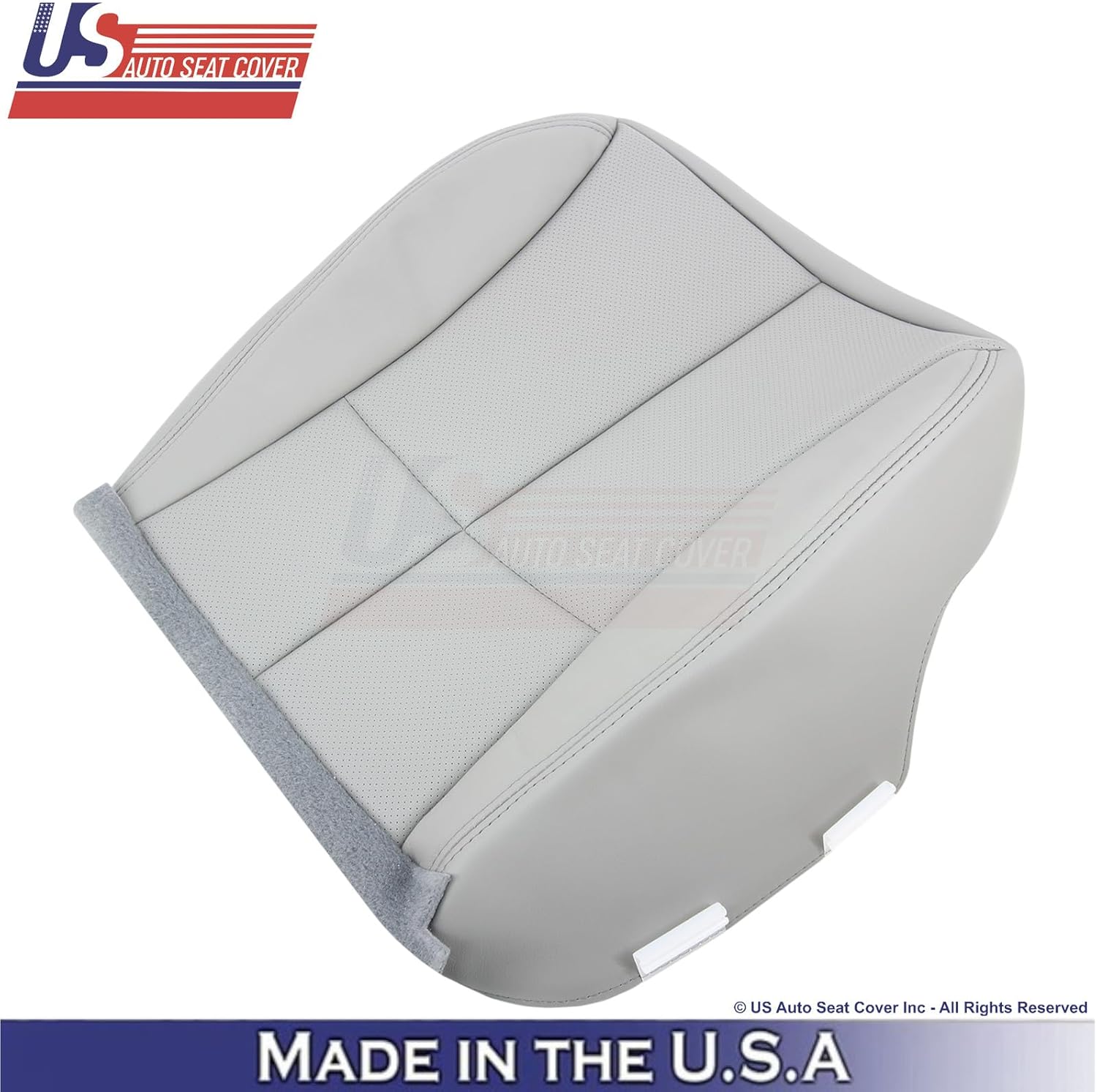 US Auto Seat Cover 2009-2013 fits Subaru fitsester Genuine Leather Perf Front Seat Covers Platinum