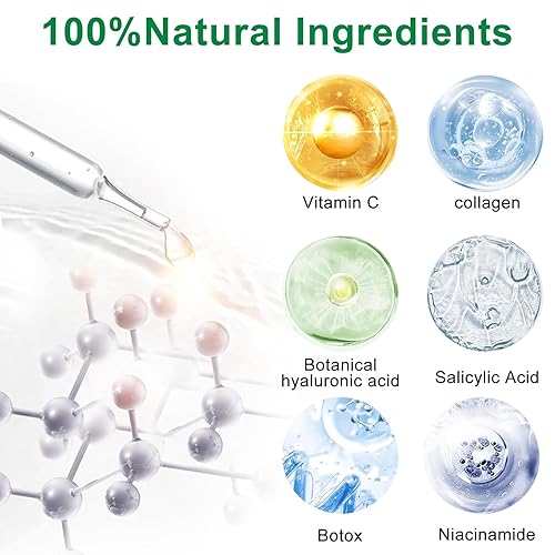 Miniatura 6 de Botox - Suero facial con vitamina C y E, suero facial instantáneo y antienvejecimiento, mejora el colágeno de la piel, reduce las líneas finas,