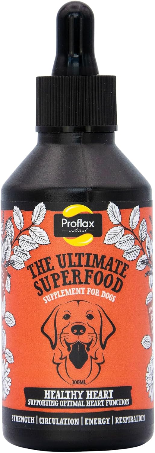 Proflax Natural Healthy Heart Supplement for Dogs, 100ml Heart