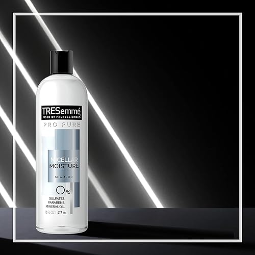 Miniatura 11 de TRESemmé Champú hidratante Pro Pure para humedad diaria, sin parabenos ni tintes, 16 onzas (4 unidades)