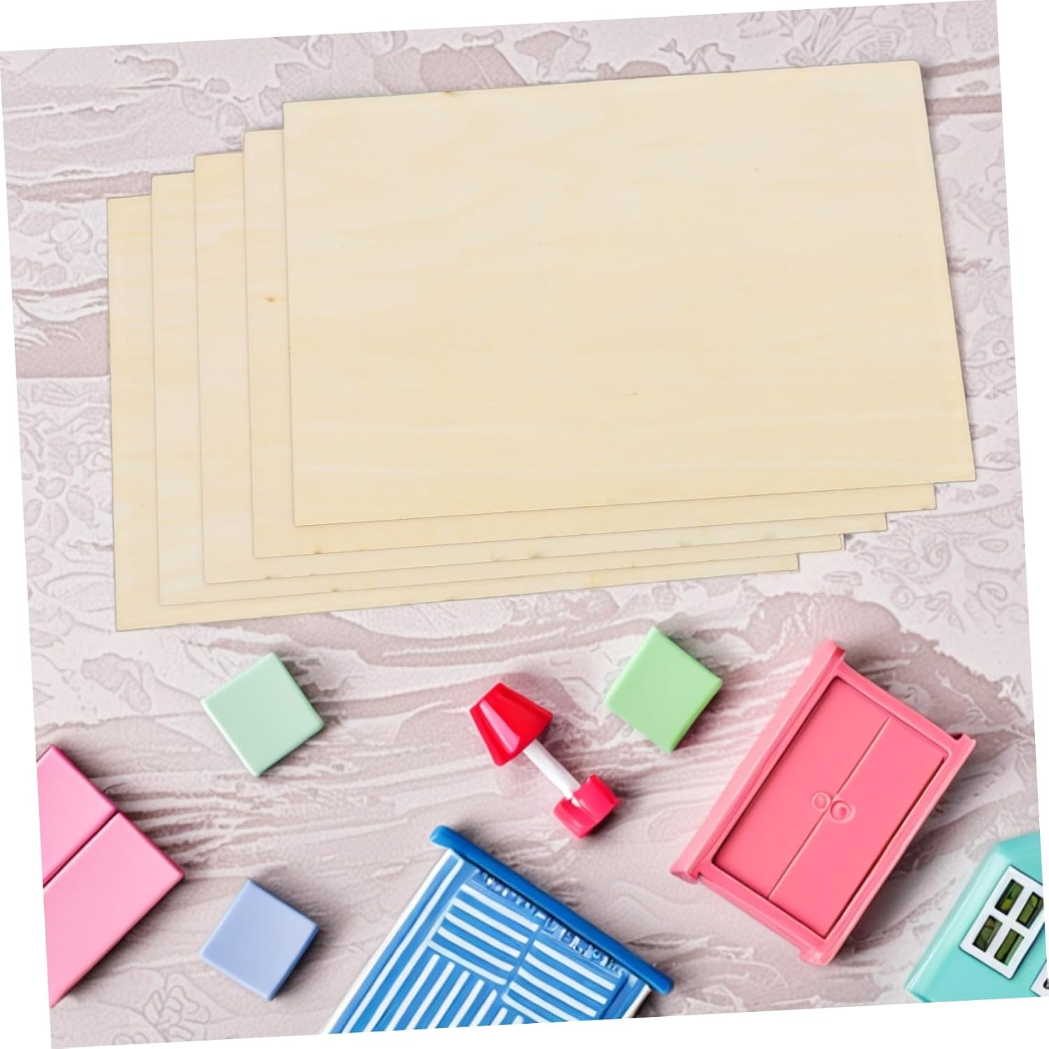 CHILDWEET 50pcs Self-Adhesive Cork Mats for DIY Coasters High Density Cork Backing Sheets Soft and Odorless for Crafting Home Decor and School Projects