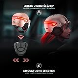 CASR Glow Casque Vélo & Trottinette, LED - Adulte Homme & Femme - Rose, M - 4