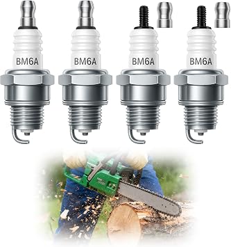 BM6A 5921 Spark Plug BM6A 5921 Nickel Spanner Width 19.0 mm Thread Length 9.5 mm / BM6A / 5921 Pack of 4