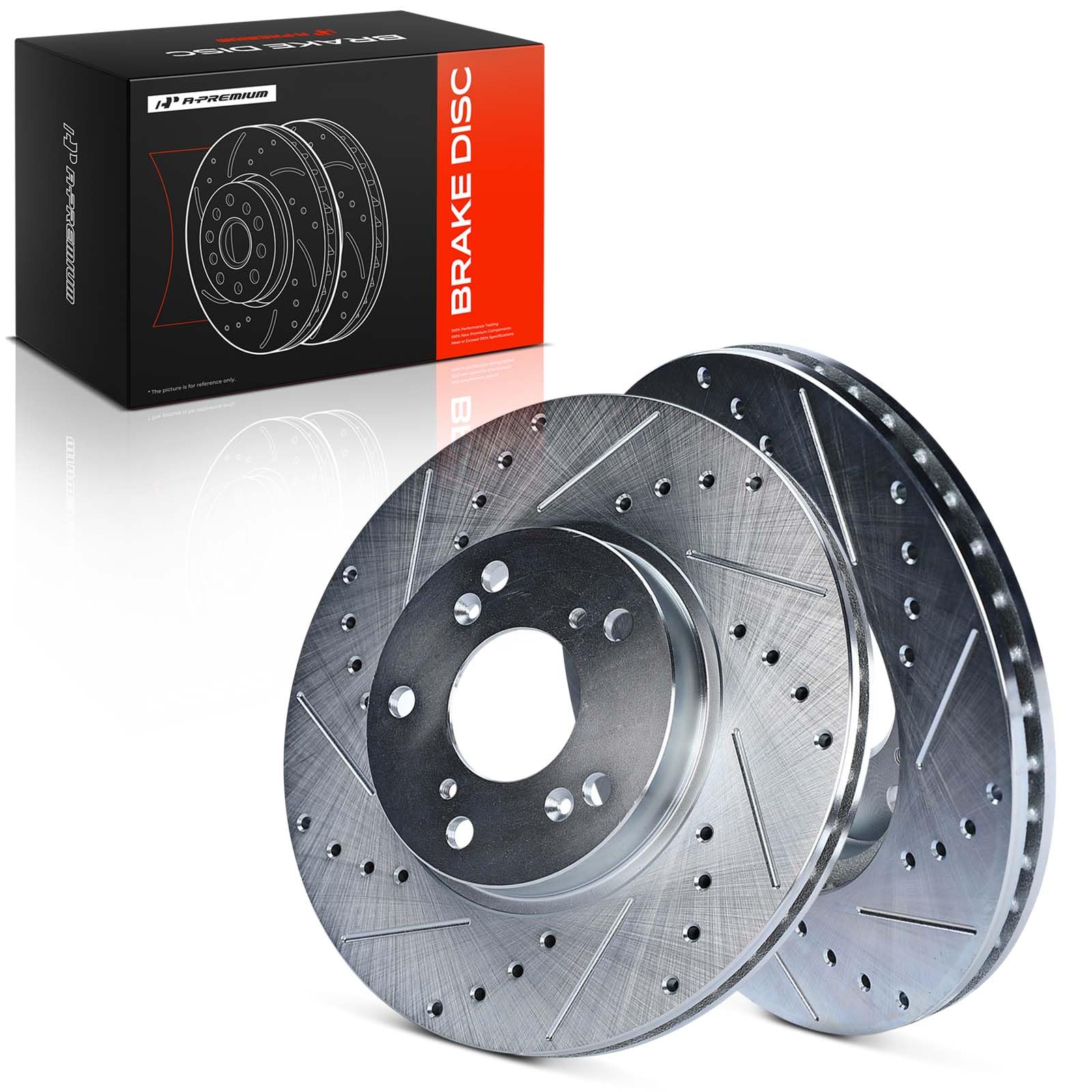 Aujua ディオーラム　shtr1800 Amazon.com: A-Premium 11.10 inch (282mm) Front Drilled and Slotted