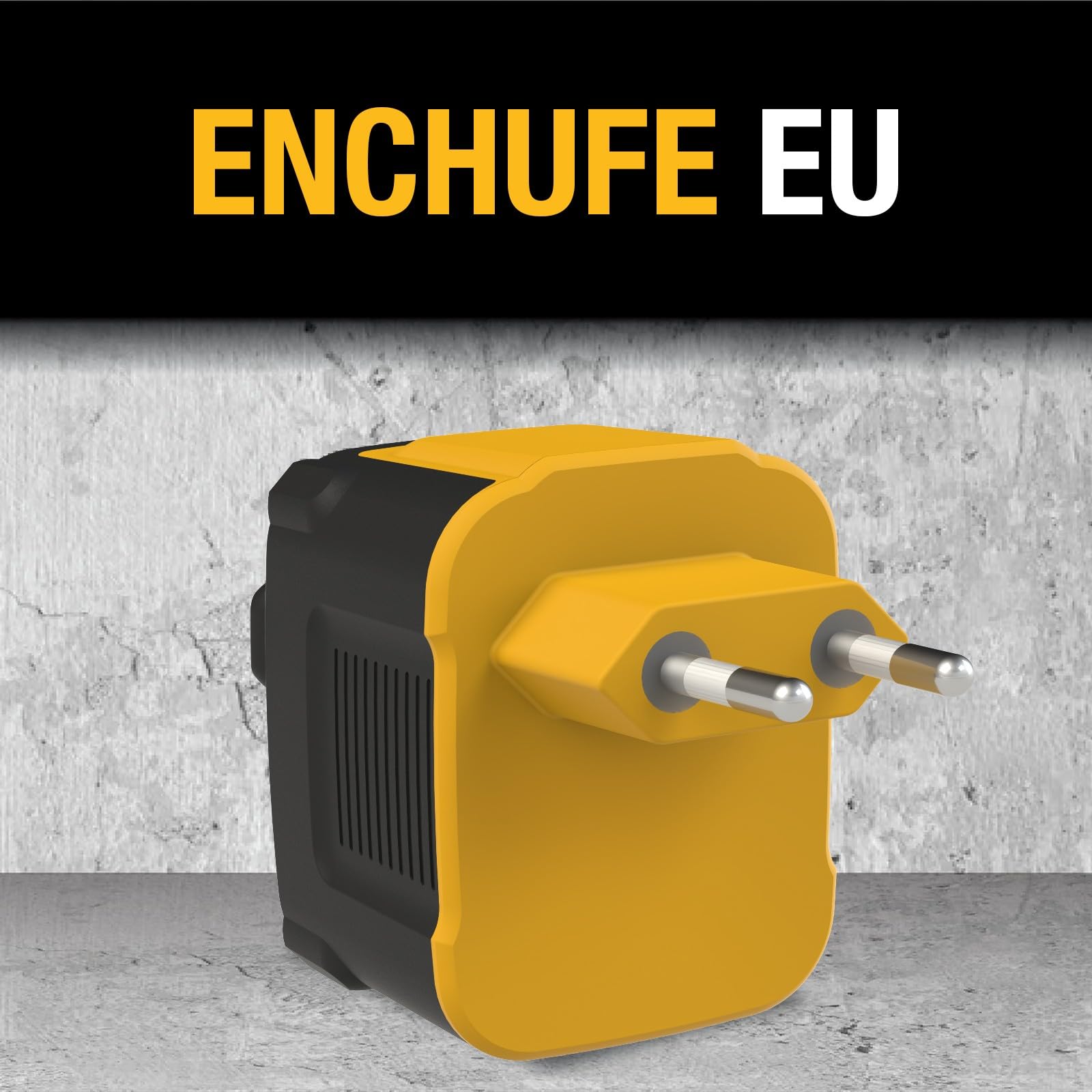 DEWALT Cargador USB-C GAN 65W con Enchufe UK, Adaptador de Corriente 3 Puertos (2 USB-C + USB-A), Carga Rápida PPS Compacto para MacBook, iPad, Galaxy, DELL XPS, iPhone 17/16/15