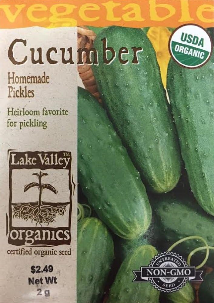 Organic Homemade Pickles Cucumber Seeds 2 Grams Patio