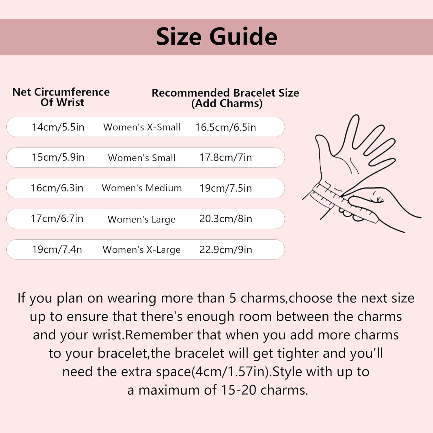 Charm Bracelet for Women 925 Sterling Silver Charm Snake Chain Bracelets Jewelry Gift for Her - Image 4