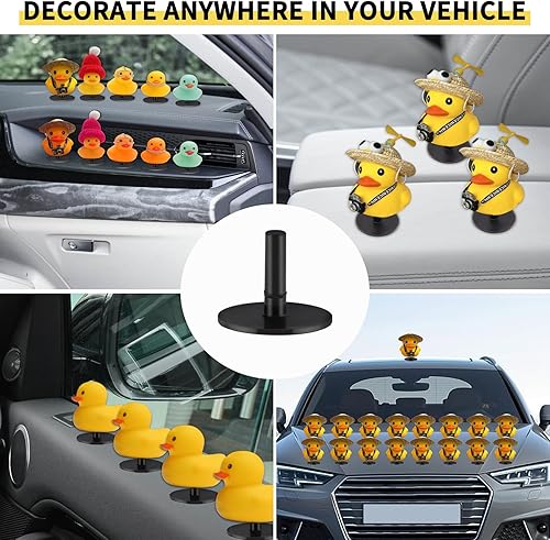 Miniatura 6 de 40 piezas de enchufe de pato, casillero de goma para tablero de Jeep y pantalla fija, regalo para los amantes de Jeep, calcomanías de doble cara
