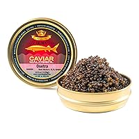 Vista 12 de Envío nocturno: caviar negro Olma Osetra Sturgeon - Sabor suave, grado superior, 1 onza / 0.99 oz