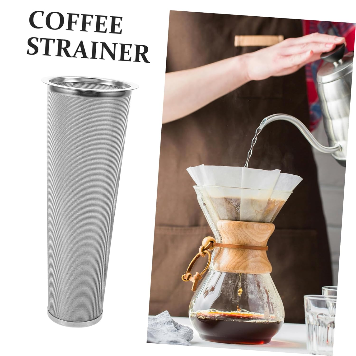 Gatuida 4pcs Mason Jar Cold Brew Coffee Filter Stainless Steel Infuser for Cold Brew Tea Easy to Clean Suitable for Home Cafe Use