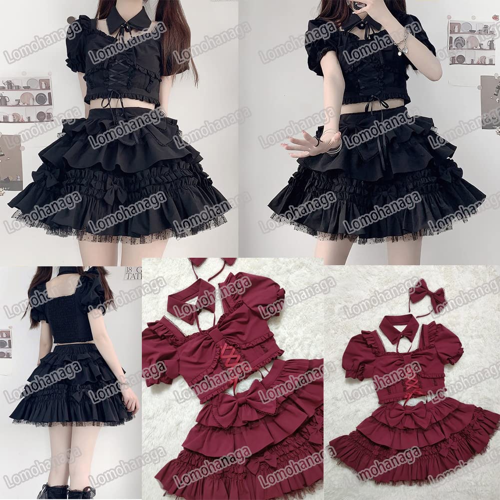 Amazon.co.jp: コスプレ衣装 アイドル服 ロリータ 3点セットステージ