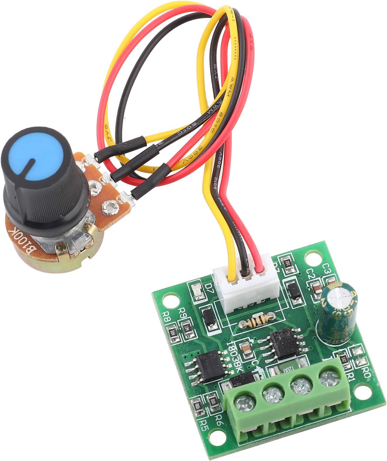 PWM DC Motor Controller Speed Regulator 1.8V to 15V 2A for Low Voltage Applications