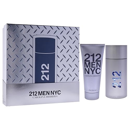 Miniatura 4 de 212 NYC by Carolina Herrera - Juego de regalo de 2 piezas de 3.4 onzas EDT en aerosol, 3.4 onzas de gel para después del afeitado