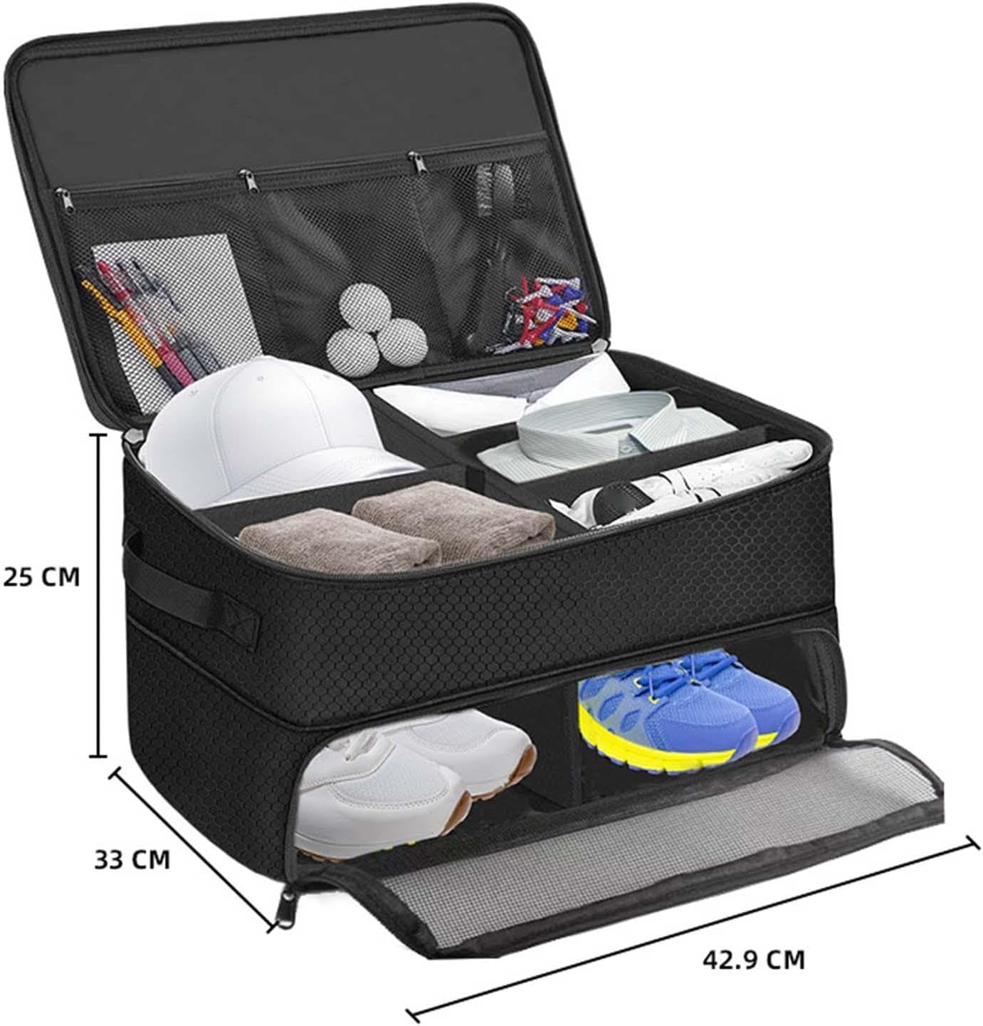 Golf Trunk Organizer Bag Gift Waterproof Golf Locker to Store, Golf