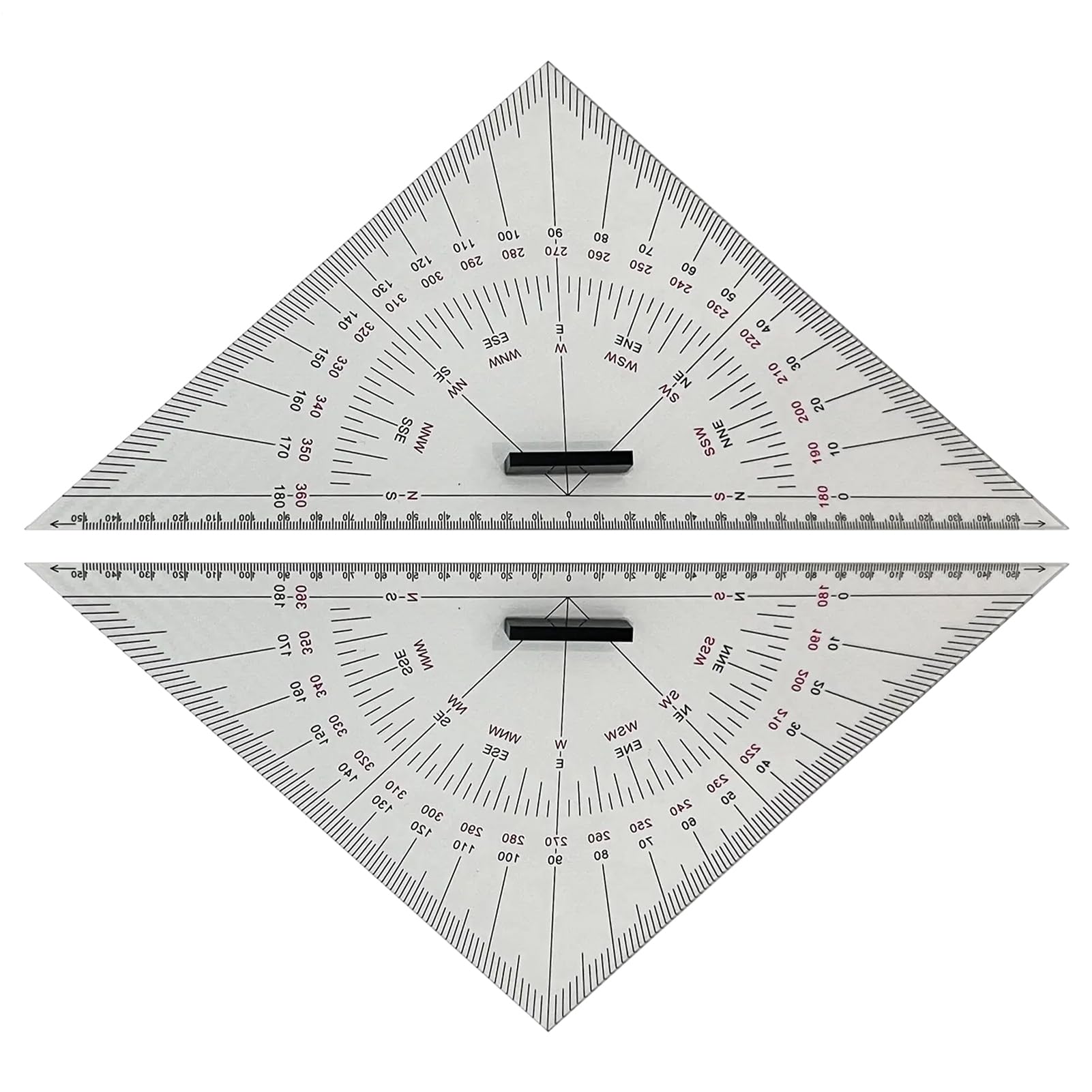 Zeichengeräte 2-Teiliger Architektur Marine Maßstab Aus Acryl