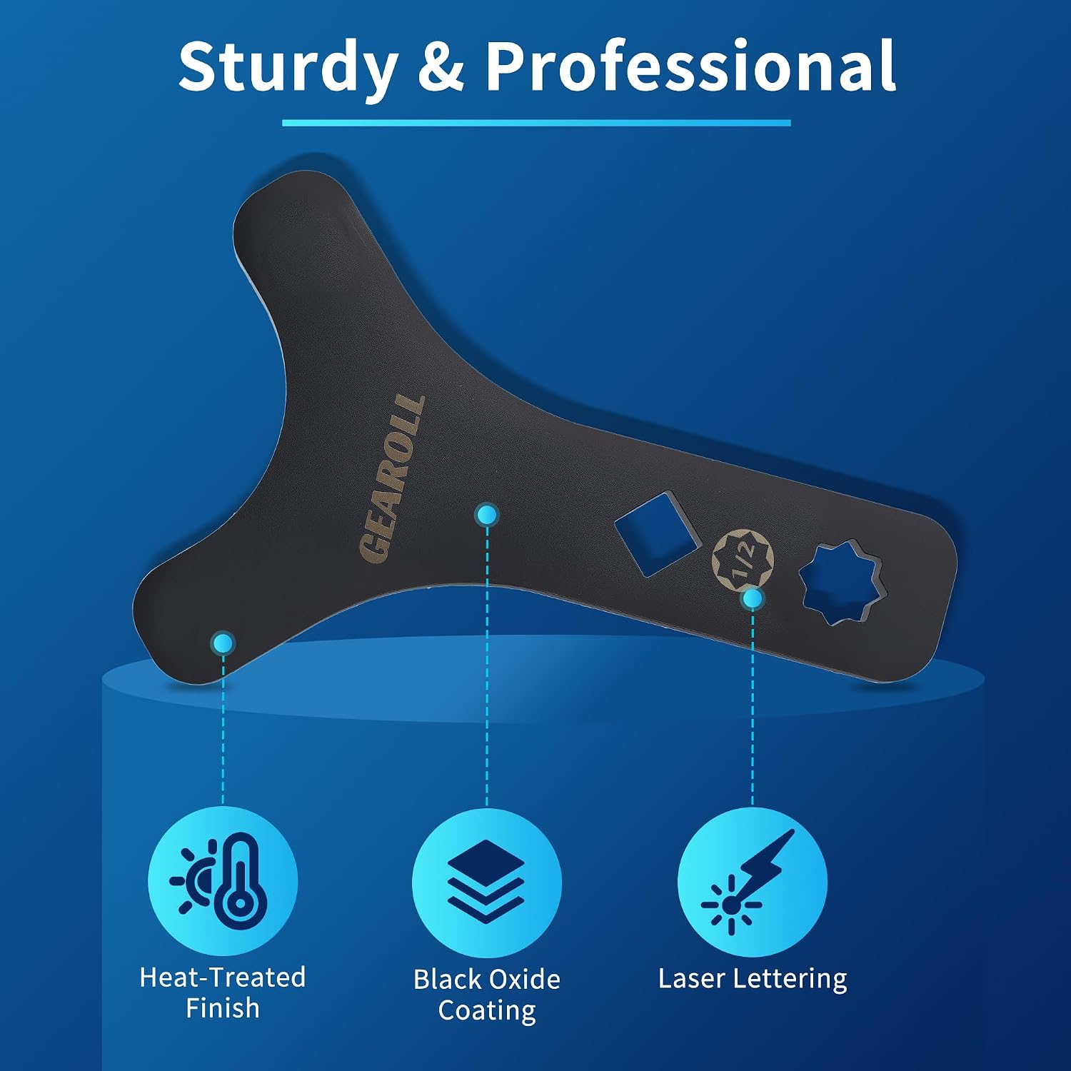 Lower Control Arm Prying Tool, Suspension Specialty Arm Lever Bushing Tool, Lower Ball Joint Pry, Control Arm Tool Suspension Arm Lever Compatible with 1/2" Drive Extension Breaker Bar