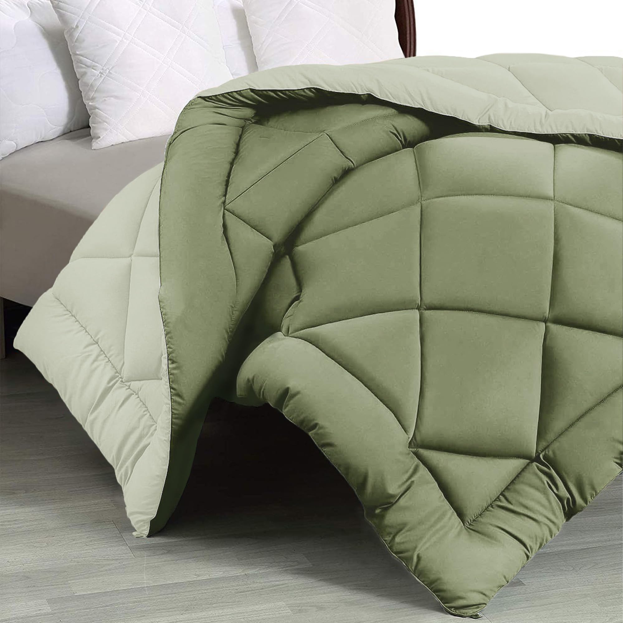 FRESH FROM LOOM King Size Reversible Comforter - All Seasons -15