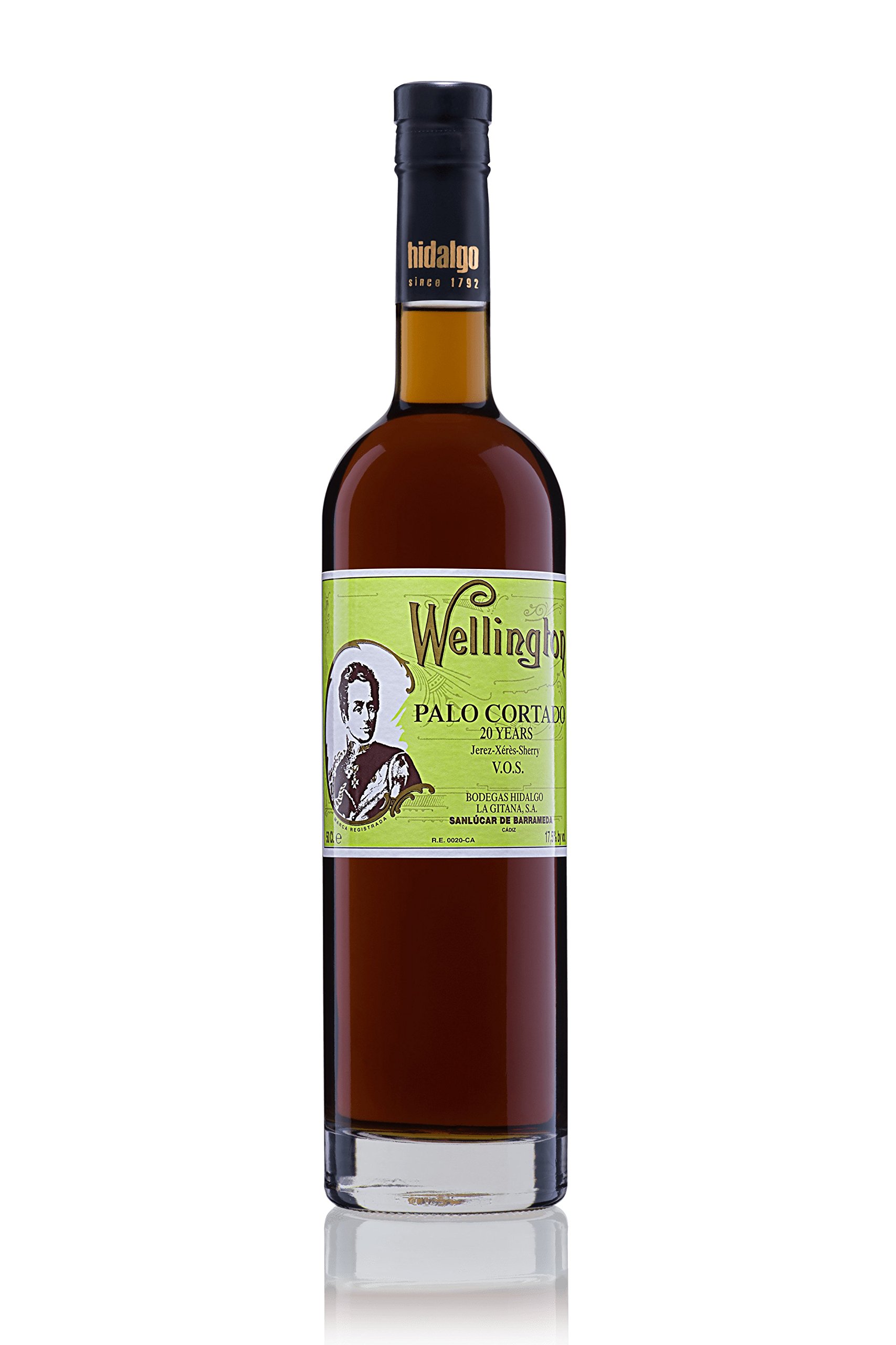 Bodegas HidalgoVOR 20 Year Old Palo Cortado Wellington Wine, 50 cl