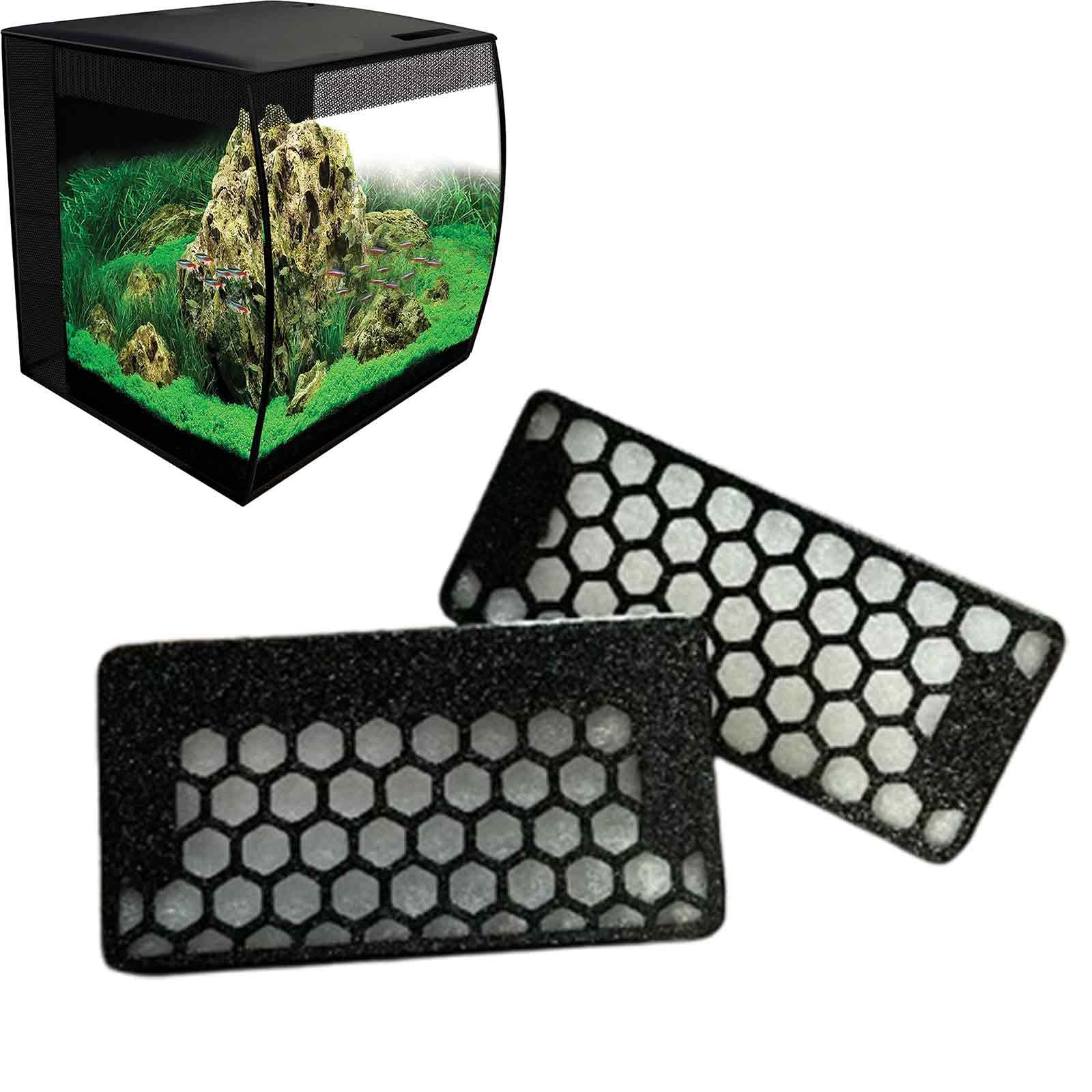 Inlet Cover for Fluval Flex 57L (15 Gallon) Black Suitable Aquarium Optimized Side Coverage Design