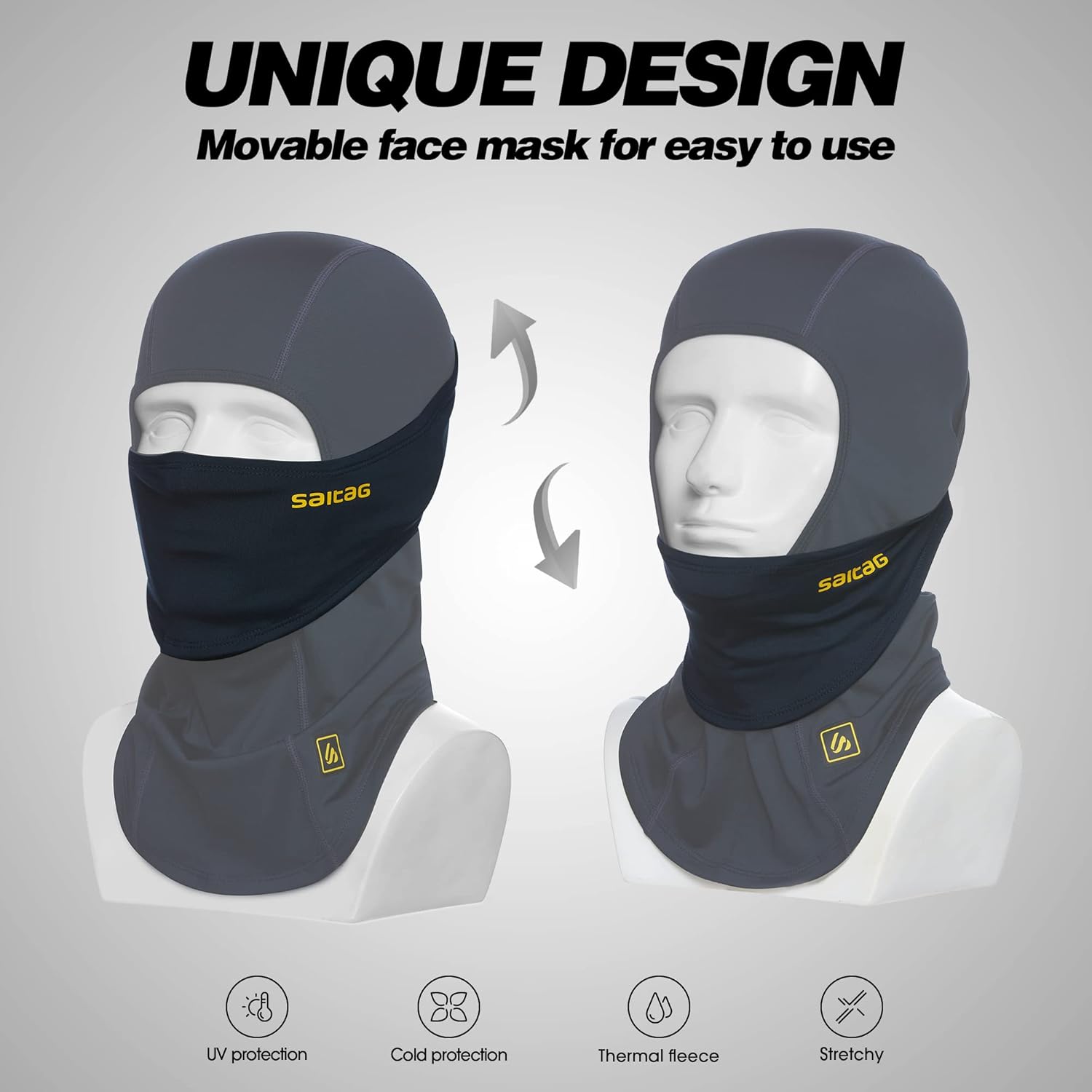 Balaclava Windproof Ski Mask Cold Weather Keep Warm Face Mask for Winter Motorcycling Ice Fishing Men - Image 5