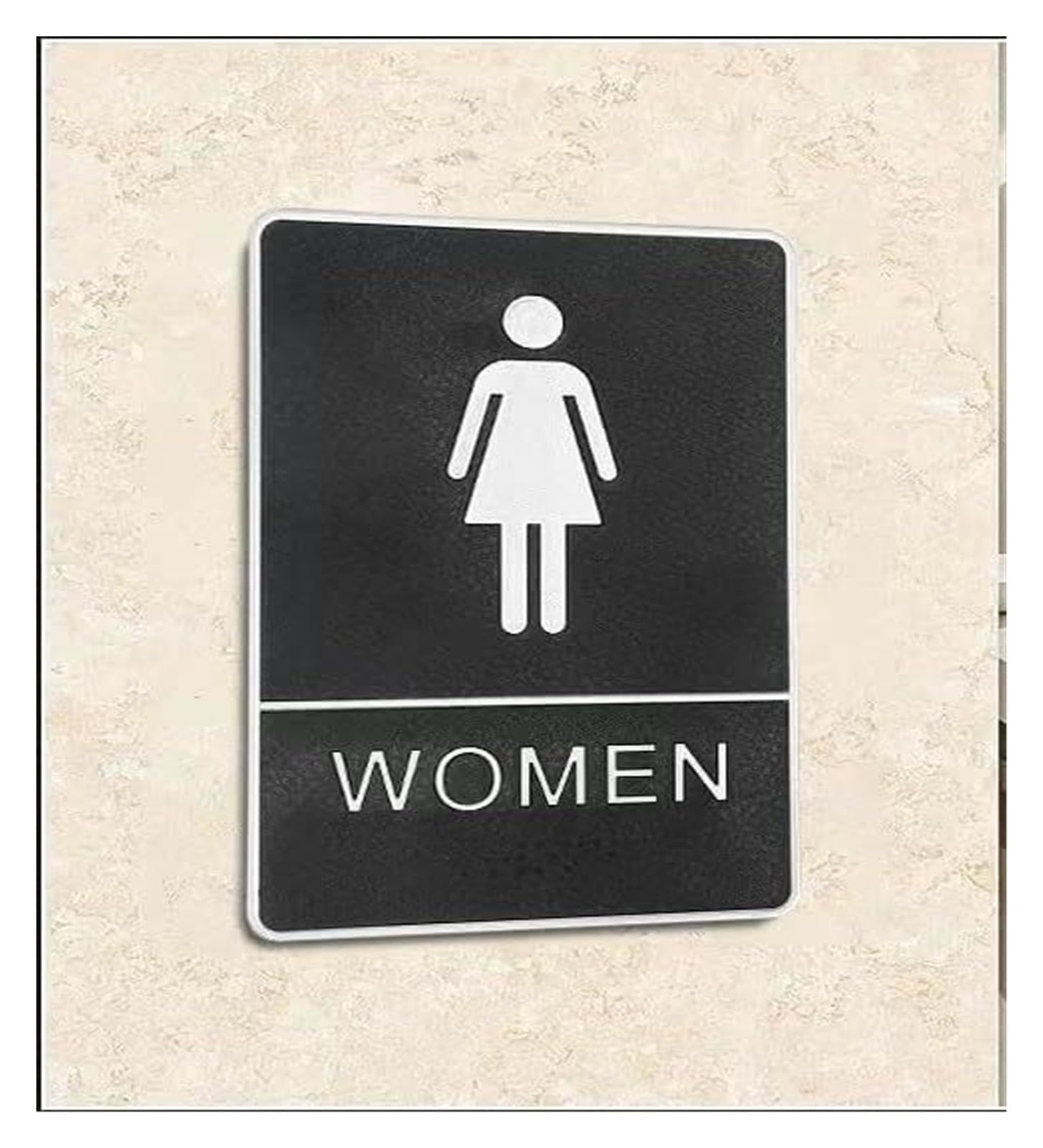 Wandschild for Badezimmer-/Toiletten-/WC-Tür, Toilettenschild, Unisex-WC-Badezimmertürschild, Tafel, Waschraumschild, Wandaufkleber, Klebekarte, for Badezimmer-Beschilderungsplatte zur Wandmontage(Wom