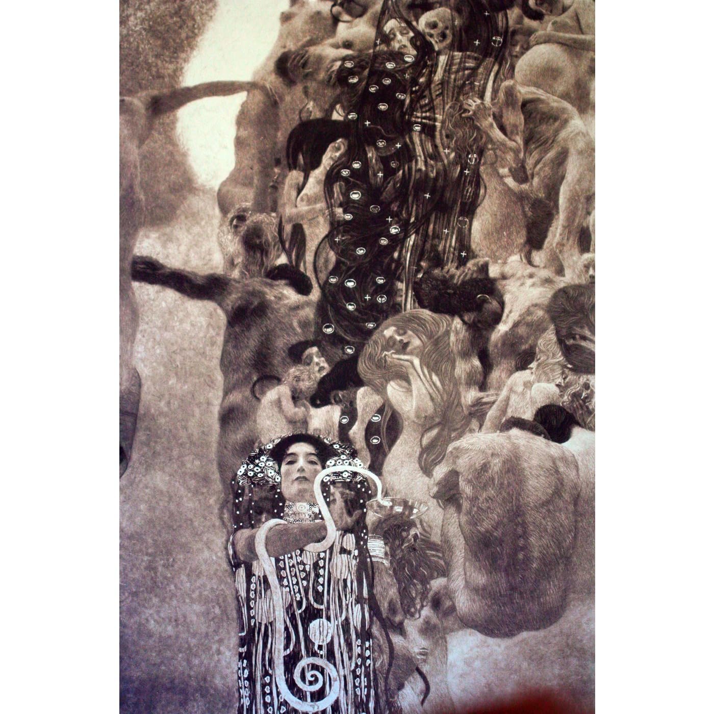 Reproduction Médecine par Klimt en impression sur toile haute définition