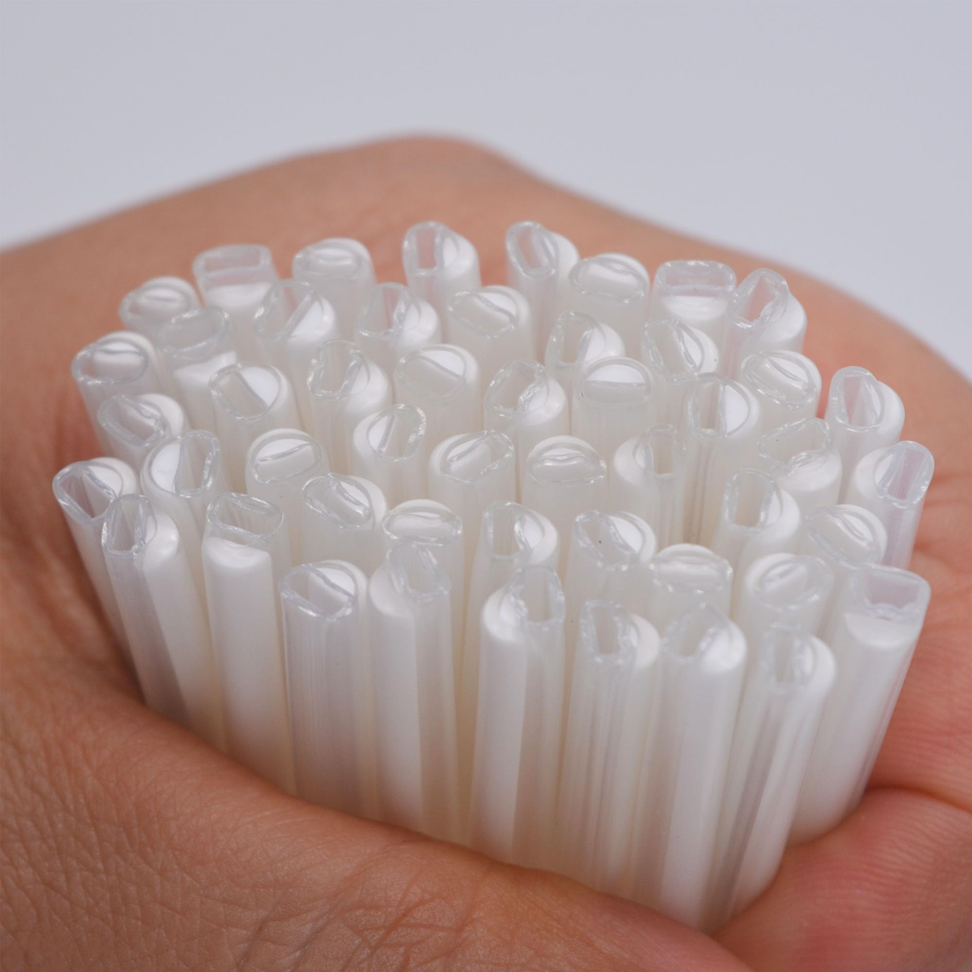 Preshurnk Ribbon Mass Fiber Optic Fusion Splice Protection Sleeves 40mm,Accommodate up to 12 Fibers Clear-100pcs